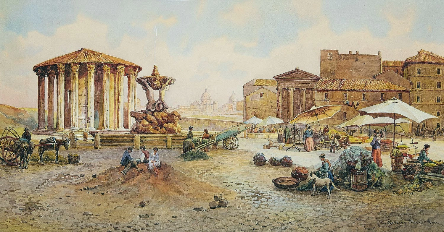 Il tempio di Vesta a Roma